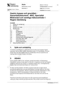 Gastric bypass och graviditet