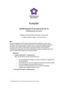 Kursplan