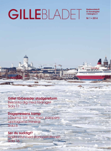 Ladda ner Gillebladet 1/2014 i PDF-format