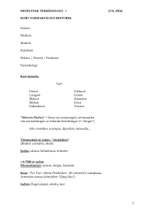 Terminologi, Historik