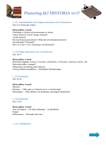 Läxplanering HI åk7 vt17