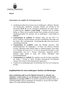 Avgifter - Sweden Abroad