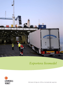 Exportera livsmedel