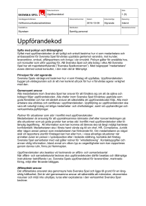 Uppförandekod 151209