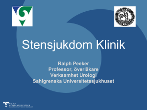 Stensjukdom Klinik
