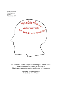 En kvalitativ studie om yrkesverksammas tankar