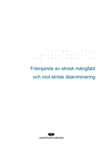 Etnisk mångfald - Landstinget Blekinge