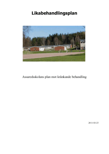 Handlingsplan när personal kränker/mobbar elev