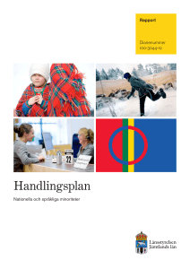 Handlingsplan - Nationella och språkliga minoriteter