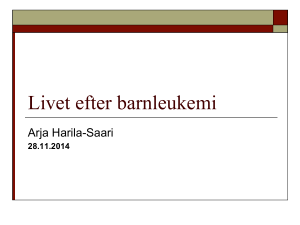 Livet efter barnleukemi