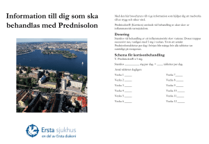 Prednisolon - Ersta diakoni