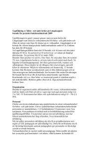 Uppföljning av hälso– och sjukvården på