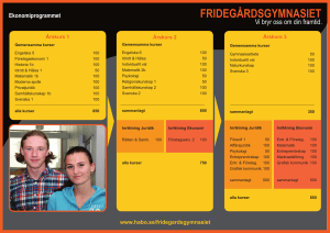 FRIDEGÅRDSGYMNASIET