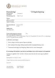 Farmakologi 7,5 högskolepoäng