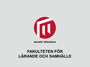 Presentation av Lärande och samhälle 2015