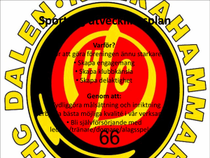 Sportslig utvecklingsplan[1]