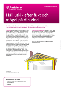 Håll utkik efter fukt och mögel på din vind.
