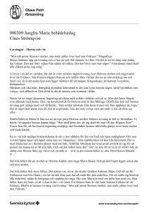 080309 Jungfru Marie bebådelsedag Claes