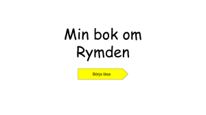 Min rymdenbok – Kevin Örn