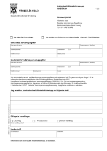 Individuellt förbehållsbelopp - Ansökan