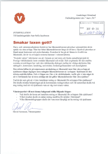 Smakar laxen gott? - Landstinget Sörmland