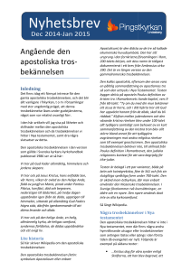 Nyhetsbrev Nyhetsbrev