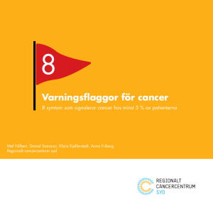 Varningsflaggor för cancer