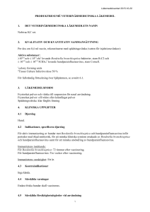Nobivac KC vet. lyophilisate and solvent for suspension for nasal