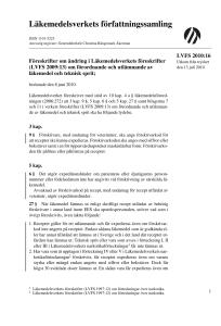 LVFS 2010:16 - Läkemedelsverket