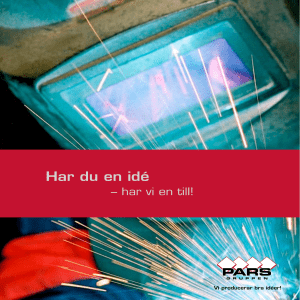 Ladda ner en företagsbroschyr om - PARS