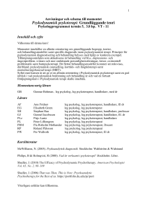 Psykodynamisk psykoterapi: Grundläggande teori