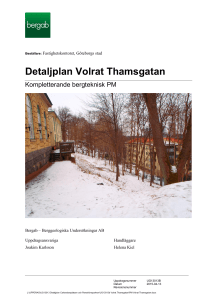 Detaljplan Volrat Thamsgatan