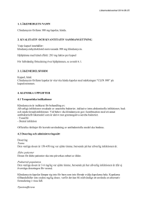 Clindamycin Orifarm 300 mg capsule, hard