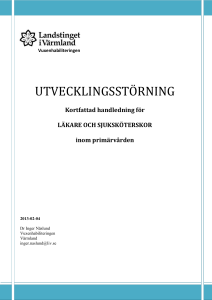 UTVECKLINGSSTÖRNING