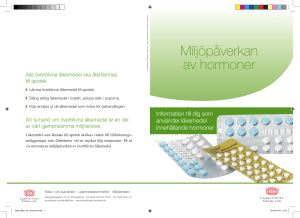 Miljöpåverkan av hormoner