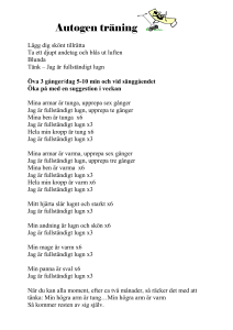 Autogen träning
