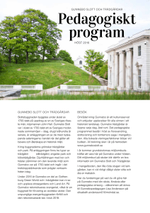 Pedagogiskt program - Gunnebo Slott och Trädgårdar