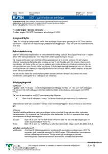 SCT - Vaccination av anhöriga