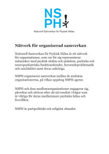 Affisch om nätverksarbete