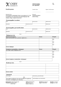 FÖRTECKNING över egendom 1(3) Överförmyndare