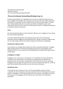 Plan mot kränkande behandling