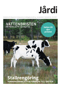 Nyhetsbrev - vatten till djur på betet