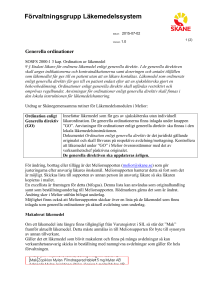 Förvaltningsgrupp Läkemedelssystem