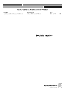 Sociala medier - Kalmar kommun