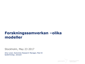 Janssen`s global real world evidence network