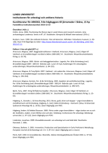 PDF 322 kB - Institutionen för arkeologi och antikens historia