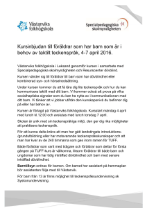 Läs hela kursinbjudan