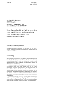 Motivering - Riksdagens öppna data