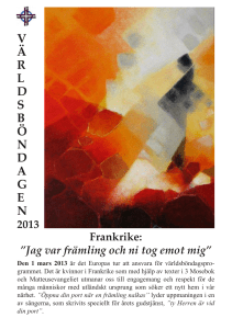 Frankrike - Sveriges Ekumeniska kvinnoråd