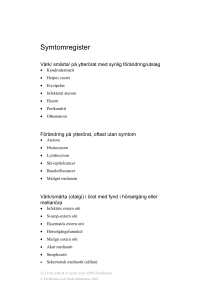 Symtomregister - Studentlitteratur